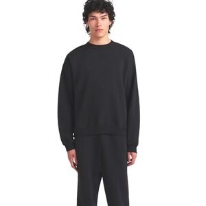 SKIMS FLEECE RELAXED CREWNECK, Men's Size M